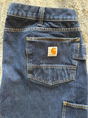 Carhartt Rugged Flex Jeans Relaxed Fit Dark Wash Size 42 x 32